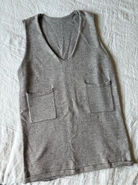 Taupe Knit Mini Dress